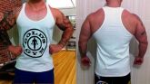 CAMISETA REGATA GOLD'S GYM BRANCA
